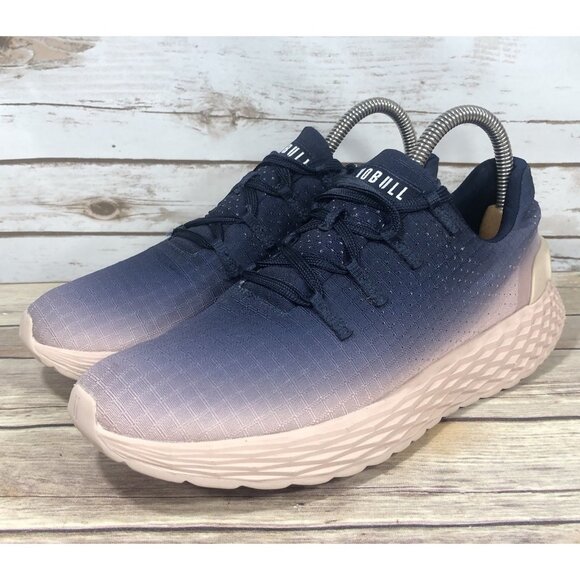 Nobull Gradient Ripstop Shoes Womens Size 8.5 Athletic Running Jogging Purple - Picture 1 of 11